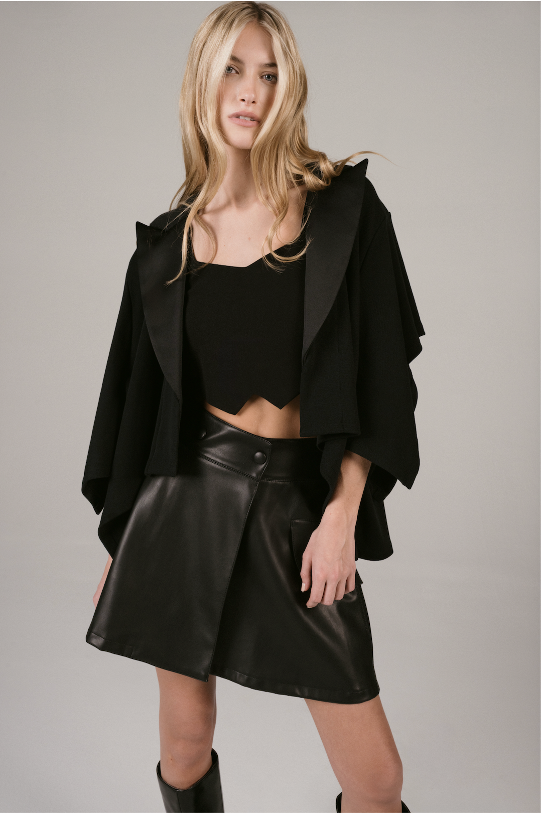 Tux Kimono - Black