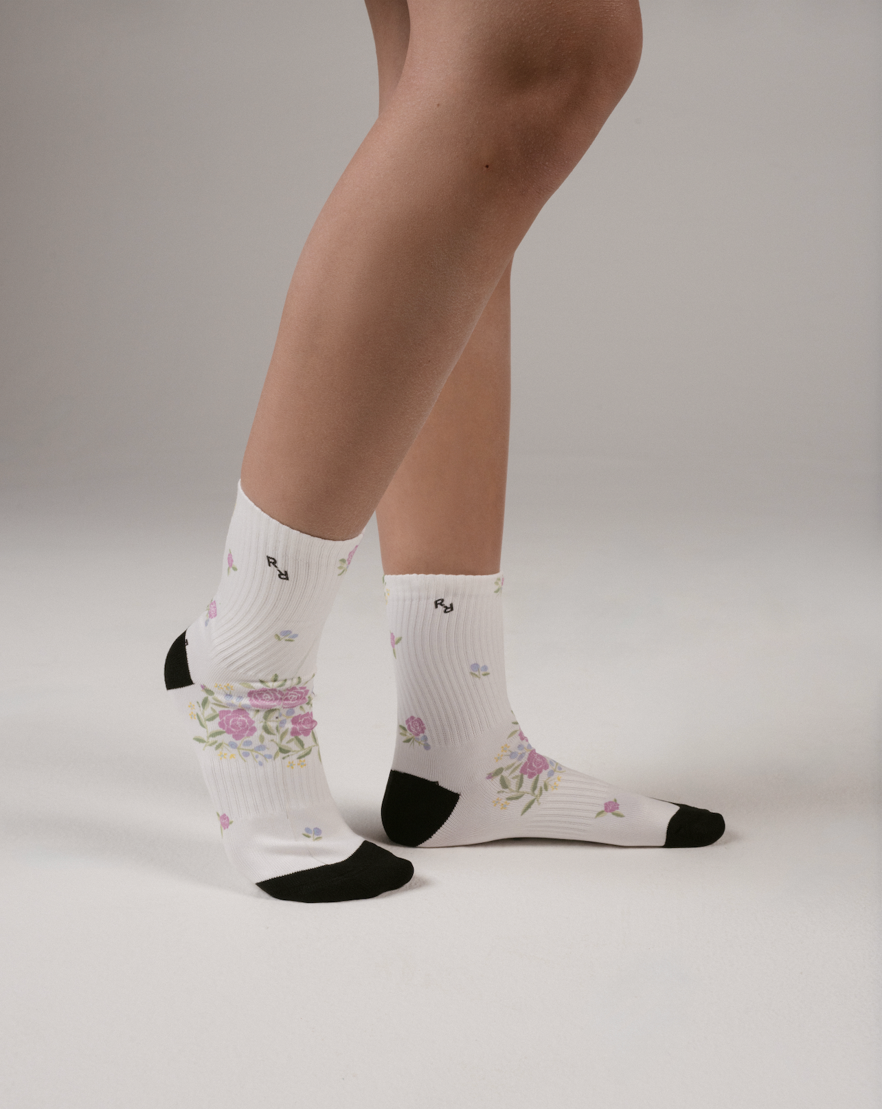 Court Sock - Raphaelle Garden Print