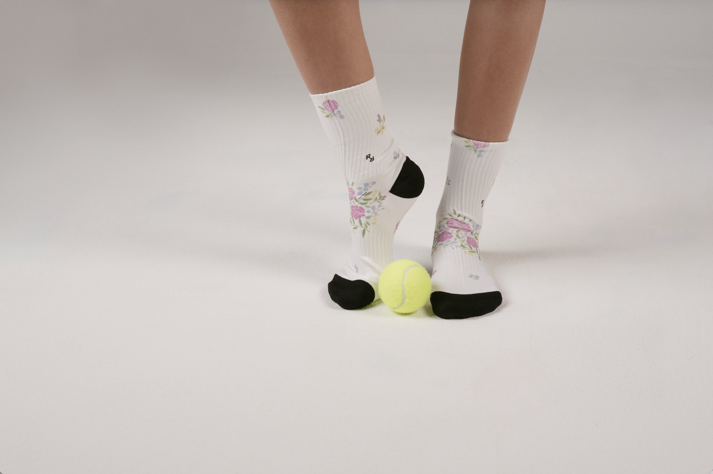 Court Sock - Raphaelle Garden Print