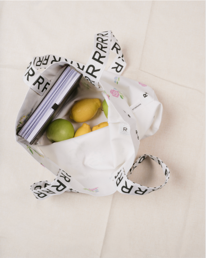 R Tote - Raphaelle Garden Print