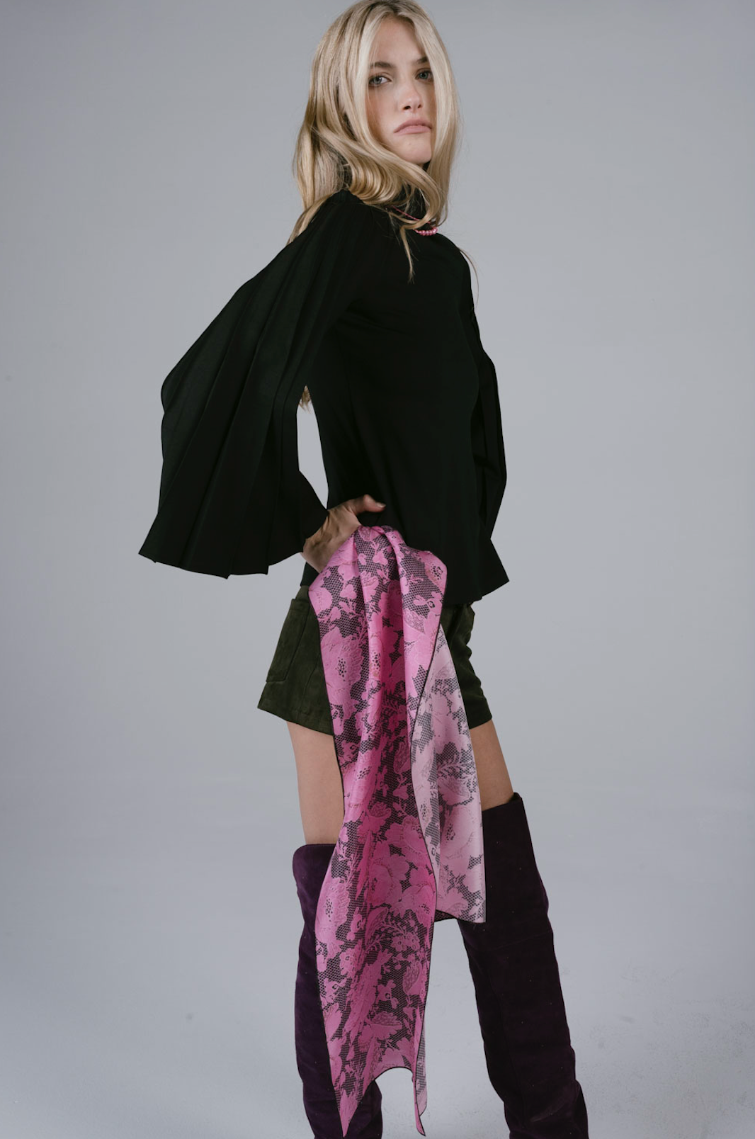 Silk Scarf - Briar Rose